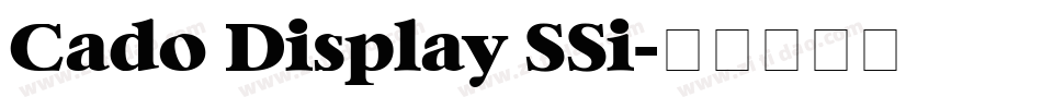 Cado Display SSi字体转换
